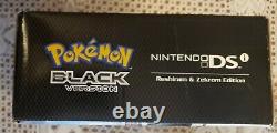 Nintendo Dsi System Limited Pokemon Black Reshiram & Zekram Edition Sealed Read