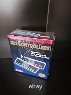 Nintendo Entertainment System Controllers 2-Pack 1990 New SEALED Rare