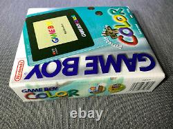 Nintendo GameBoy Color Teal Game Boy New Factory Sealed