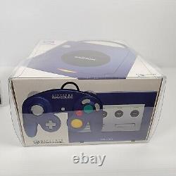 Nintendo GameCube Console DOL-001 USA Indigo Purple & Mario Party 4 New Sealed