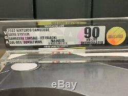 Nintendo GameCube Console JET BLACK BRAND NEW SEALED VGA U 90 Uncirculated WOW