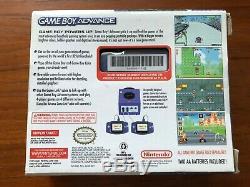 Nintendo Game Boy Advance Indigo Handheld System, Brand New, Factory Sealed
