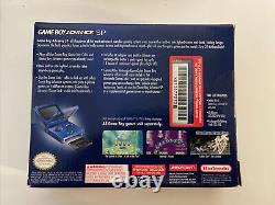 Nintendo Game Boy Advance SP Cobalt Blue Handheld System Brand New Sealed