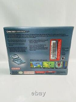 Nintendo Game Boy Advance SP Console AGS-101 Pearl Blue Box Sealed Backlit Scree