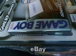 Nintendo Game Boy Advance SP Graphite Factory Sealed In Blister Pack AGTSBB02