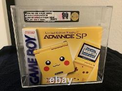Nintendo Game Boy Advance SP Pikachu SEALED VGA 90 Gold Pokémon Yellow WATA NEW