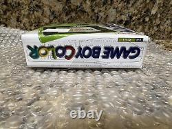 Nintendo Game Boy Color Kiwi Green Handheld New Sealed Box VERY RARE
