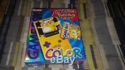 Nintendo Game Boy Color Pokemon Pikachu Yellow Edition Brand New Sealed Unopened