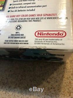 Nintendo Game Boy Color Teal New in Box Sealed (NIB)