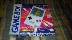 Nintendo Game Boy Launch Edition Gray Handheld System DMG-01 New Factory Sealed