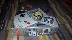 Nintendo Game Boy Launch Edition Gray Handheld System DMG-01 withTetris New Sealed