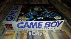 Nintendo Game Boy Launch Edition Gray Handheld System DMG-01 withTetris New Sealed