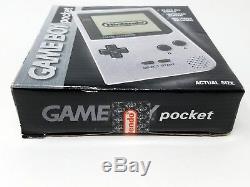 Nintendo Game Boy Pocket Launch Edition Silver Handheld System Brand New Sealed