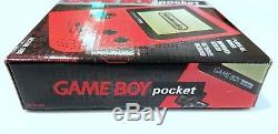 Nintendo Game Boy Pocket Red Handheld System Brand New Factory Sealed