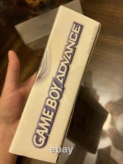 Nintendo Gameboy Advance AGB-001 Glacier FACTORY SEALED + AUTHENTIC GBA Game Boy