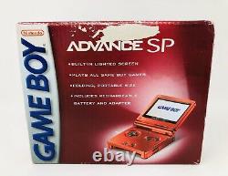 Nintendo Gameboy Advance GBA SP Red AGS 001 Console System Brand New Sealed