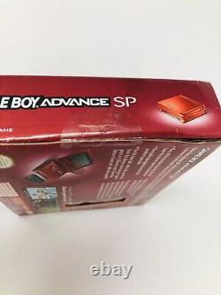 Nintendo Gameboy Advance GBA SP Red AGS 001 Console System Brand New Sealed