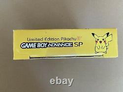 Nintendo Gameboy Advance SP Limited Edition Pikachu TOYS R US Exclusive Sealed