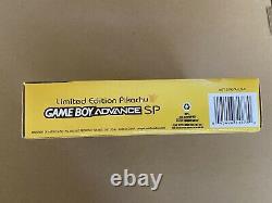 Nintendo Gameboy Advance SP Limited Edition Pikachu TOYS R US Exclusive Sealed