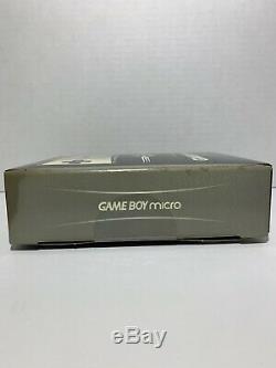 Nintendo Gameboy Micro System Silver Launch Edition Factory Sealed Rare Bran New