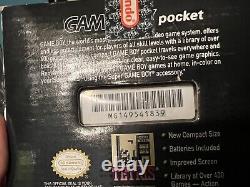 Nintendo Gameboy Pocket CLEAR New in Factory sealed box