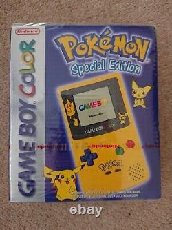 Nintendo Gameboy colour console Pokemon Pikachu Game Boy Color NEW SEALED