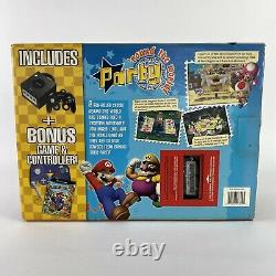 Nintendo Gamecube NEW SEALED Bundle System Mario Party 7 Bonus Set Unopened VGA