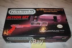 Nintendo NES Action Set Console withZapper NEW SEALED, MINT & RARE