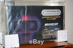 Nintendo NES Deluxe Set Console withR. O. B. & Zapper NEW SEALED MINT VGA 85, RARE