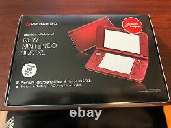 Nintendo New 3DS XL RED! GameStop Premium Refurbished SEALED