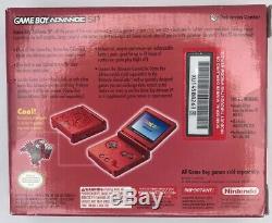 Nintendo Pokemon Gameboy Advance SP Groudon Red Edition Factory Sealed