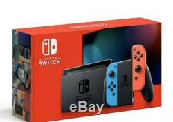 Nintendo Switch 32GB Console Neon Red/Neon Blue Joy-Con(SEALED)