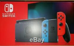 Nintendo Switch 32GB Console System with Neon Blue & Red Joy-Con BRAND NEW SEALED