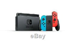 Nintendo Switch 32GB Console V2 with Neon Red/Neon Blue Joy-Con Brand NEW Sealed