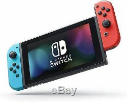 Nintendo Switch 32GB Neon Blue Red Console (Improved Battery) UK PAL Sealed