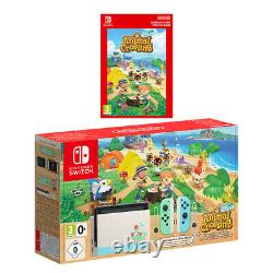 Nintendo Switch Animal Crossing Console Bundle New Sealed