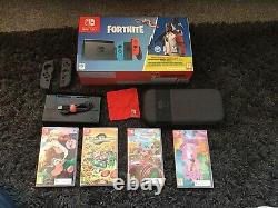 Nintendo Switch Bundle With 4 New & Sealed Games