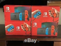 Nintendo Switch Console Neon Blue & Neon Red Joy-Con New Sealed IN HAND