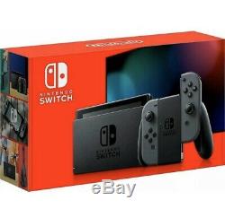 Nintendo Switch HAC-001(-01) 32GB Console with Gray JoyCon Box Is Not Sealed