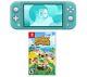Nintendo Switch Lite Turquoise & Animal Crossing Game Bundle Brand New Sealed