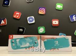 Nintendo Switch Lite Turquoise Handheld System- 2019 Model- Sealed Box