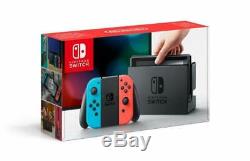 Nintendo Switch Neon Red and Neon Blue Joy-Con SEALED