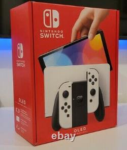 Nintendo Switch OLED 64GB White (IN HAND AND FACTORY SEALED)