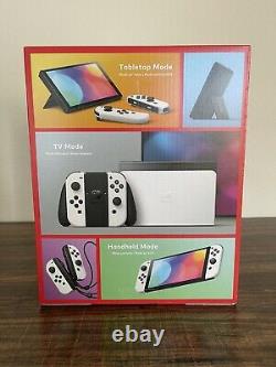 Nintendo Switch OLED Model with WHITE Joy-Con Sealed In Hand READY TO SHIP NEW