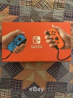 Nintendo Switch With Neon Joy-Con 32GB System NEW Sealed Newest Version V2