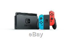 Nintendo Switch with Neon Blue and Red Joy-Con 32GB (New 2020 V2) Factory Sealed