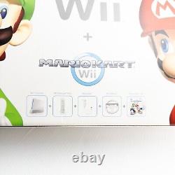 Nintendo Wii Mario Kart White Console Bundle Set BRAND NEW Sealed Rare Unopened