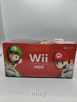 Nintendo Wii Mini 8GB Console Bundle with Mario Kart Red Brand New Sealed