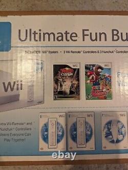 Nintendo Wii Ultimate Fun Bundle Sam's Club Black Friday Bundle NEW SEALED RARE