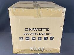 ONWOTE Security Camera NVR Kit System 16 Channel 8 4K PoE IP Cameras New Sealed
